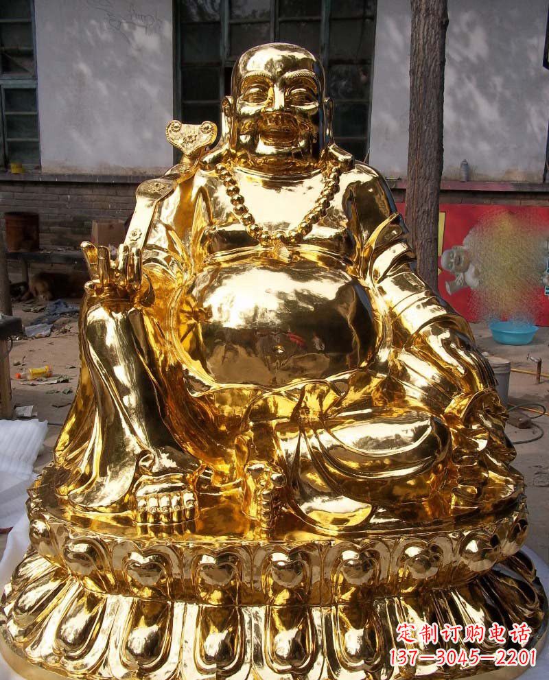 泸州铜雕弥勒佛