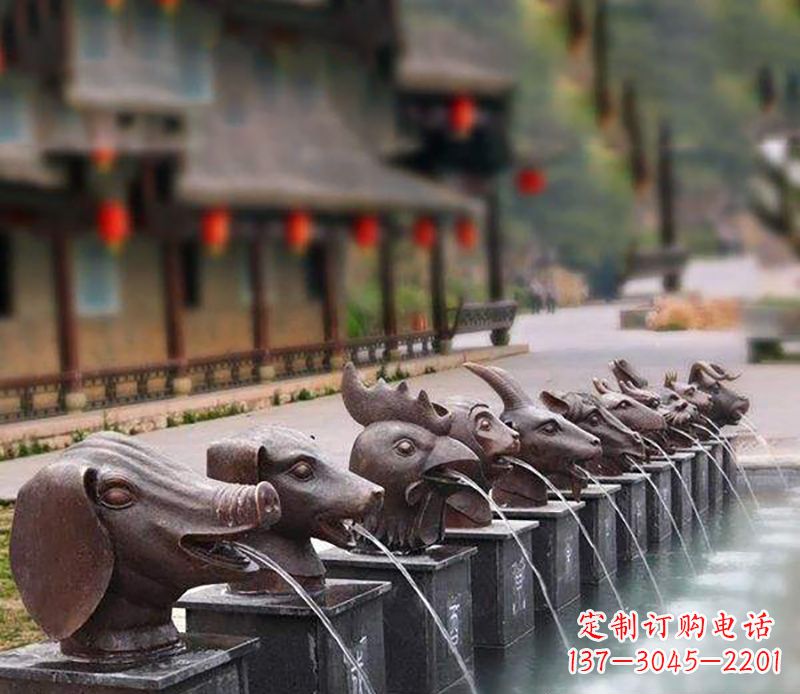 泸州铜雕喷泉