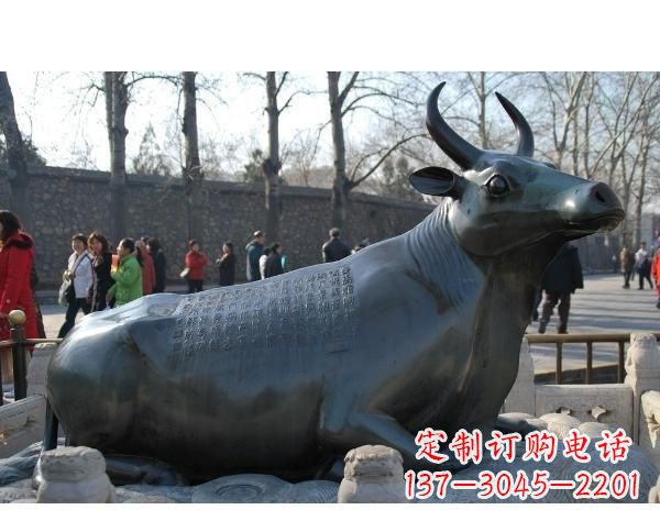 泸州铜雕孺子牛