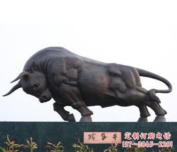 泸州铜雕孺子牛动物雕塑