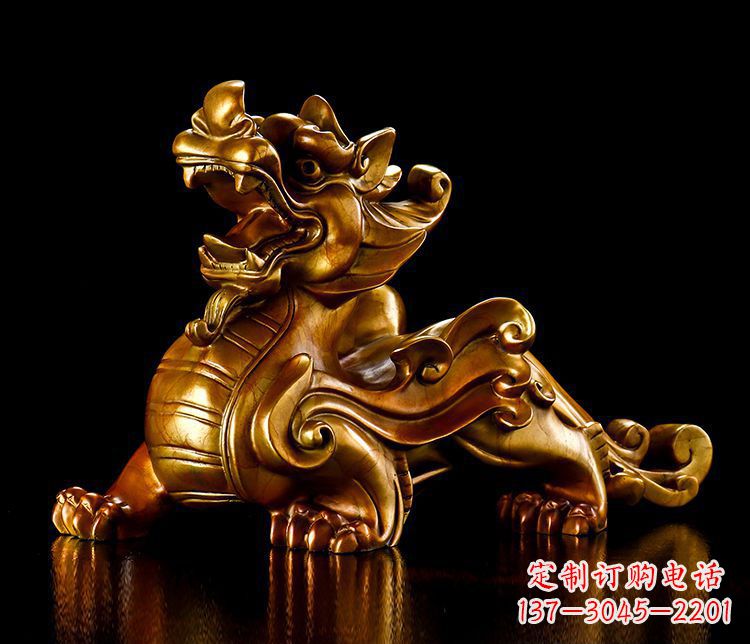 泸州铜雕瑞兽貔貅