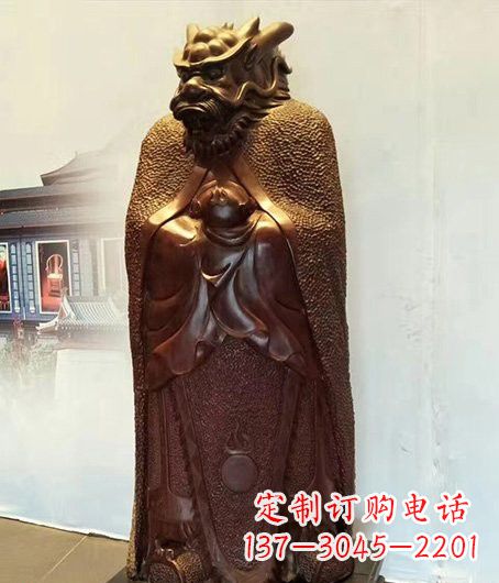 泸州铜雕兽首人身十二生肖