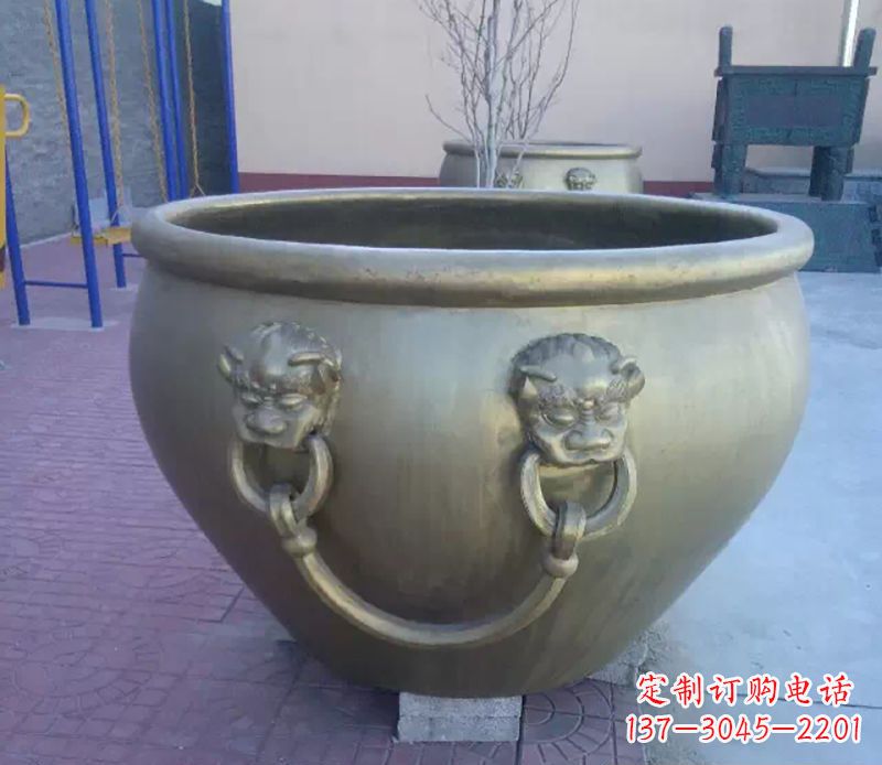 泸州铜雕水缸