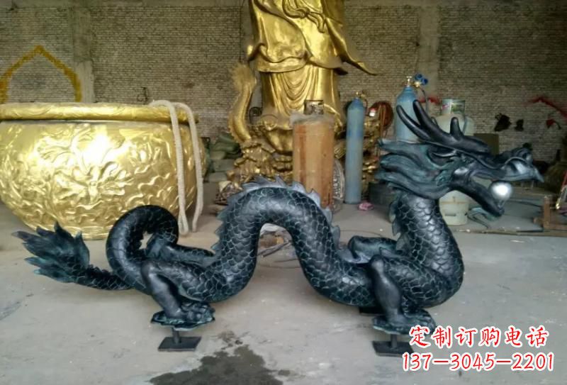泸州铜雕双龙戏珠222