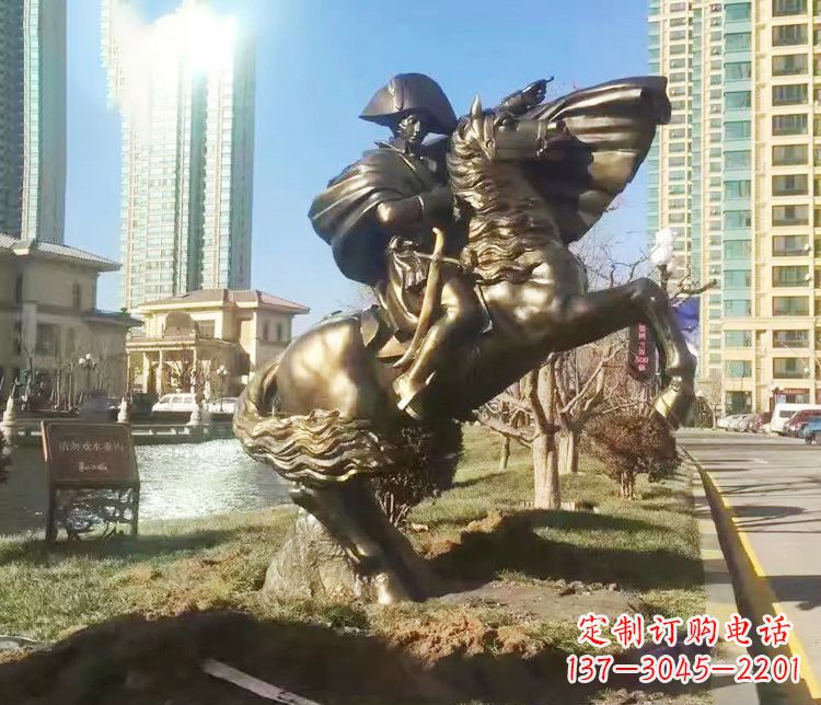 泸州铜雕西方骑马雕塑人物