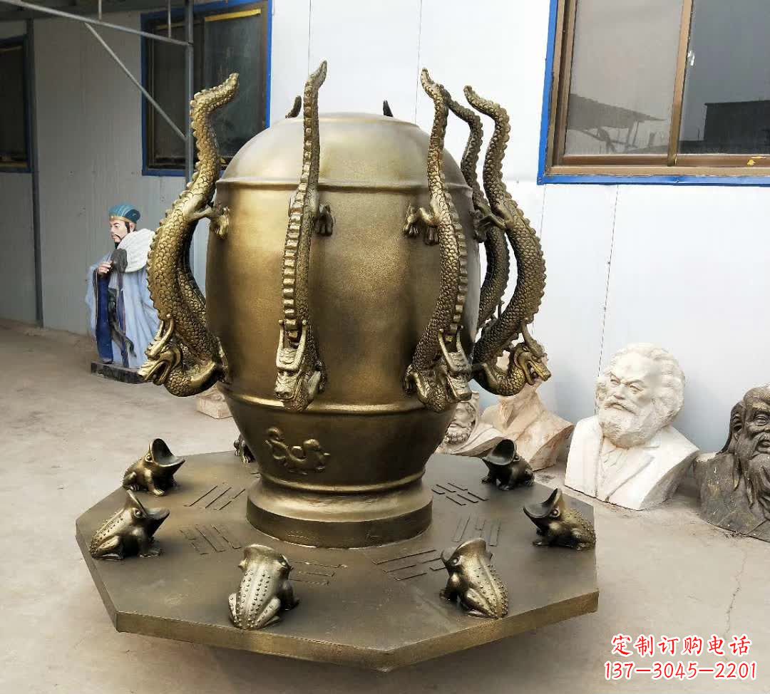 泸州铜雕校园景观地动仪