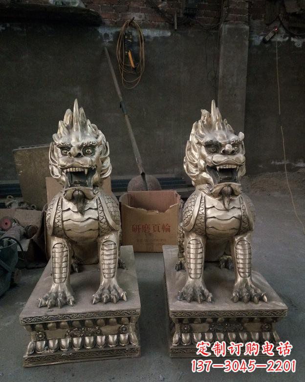 泸州铜雕镇宅麒麟