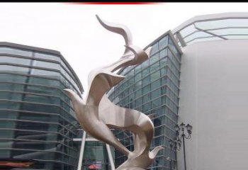 泸州不锈钢雄鹰雕塑，永久定制精美景观