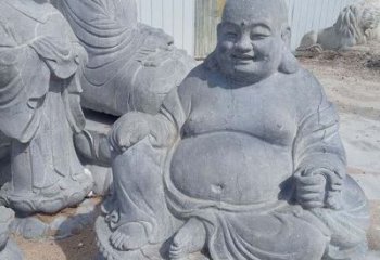 泸州青石仿古弥勒佛雕塑