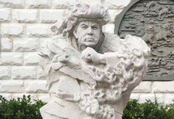 泸州纪念邱少云烈士的石雕艺术品