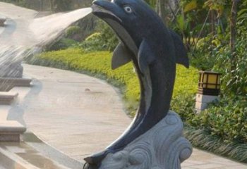 泸州海豚雕塑：惊艳世间，把精灵捧在掌心