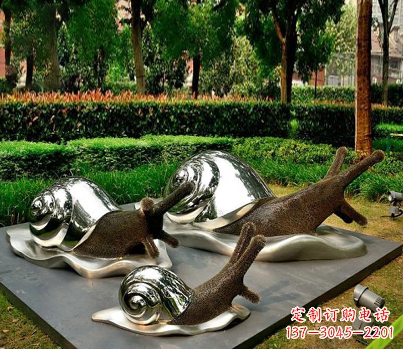 泸州蜗牛雕塑不锈钢