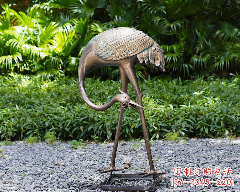 泸州仙鹤雕塑喷泉