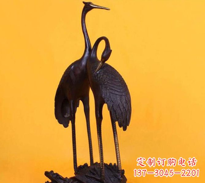 泸州仙鹤雕塑铜