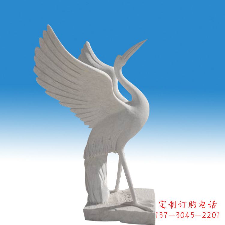 泸州仙鹤砂岩雕塑