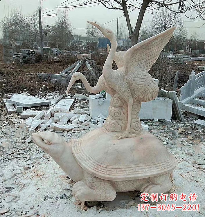泸州仙鹤石材雕塑
