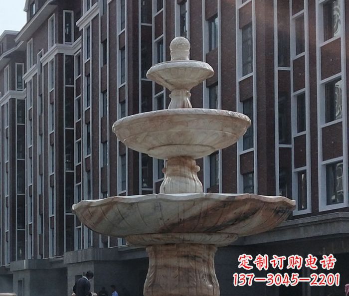泸州小区景观大型喷泉石雕 (6)