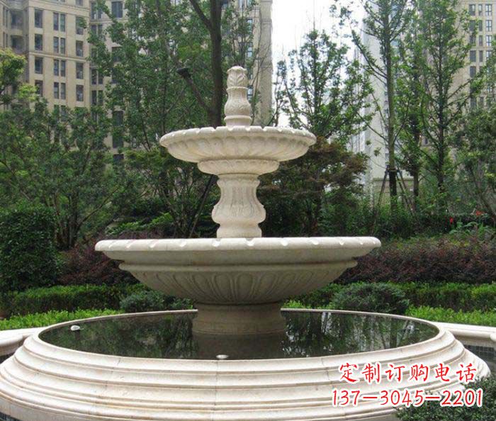 泸州小区景观欧式喷泉石雕 (2)
