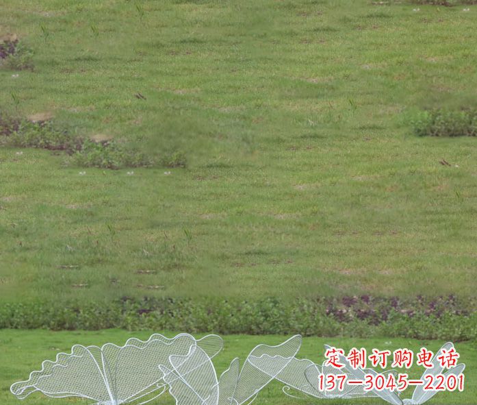 泸州小区镂空蝴蝶不锈钢摆件雕塑