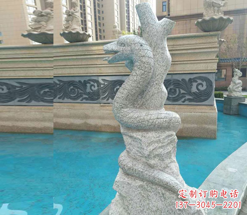 泸州小区十二生肖雕塑动物石雕