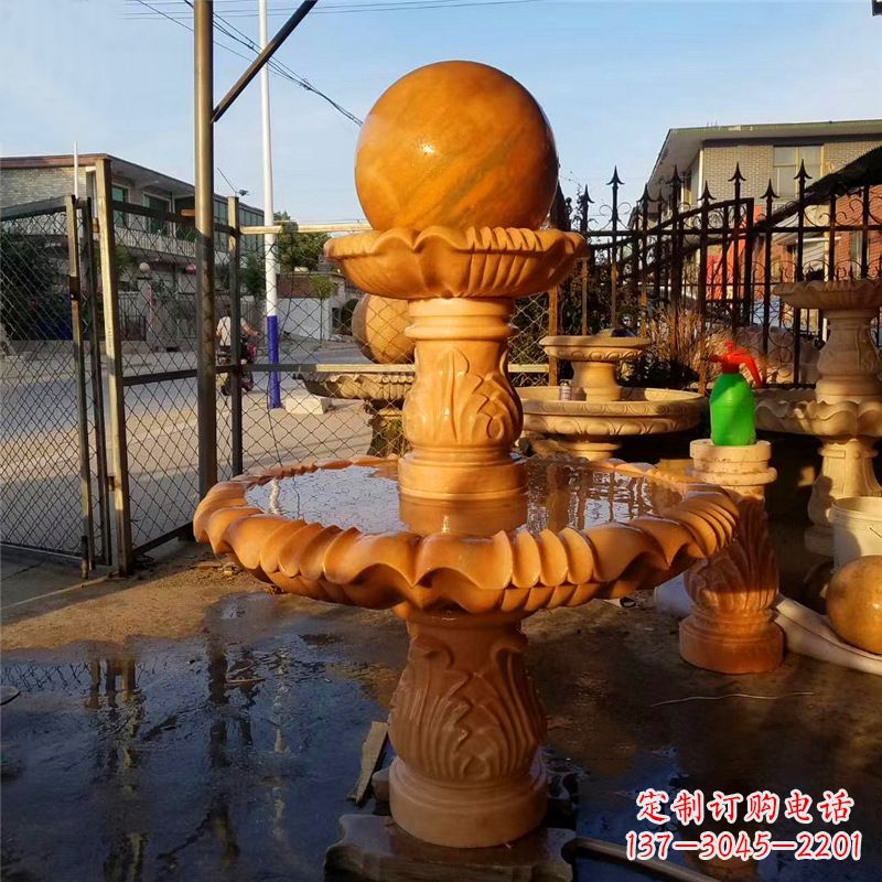 泸州小区石雕喷泉塔