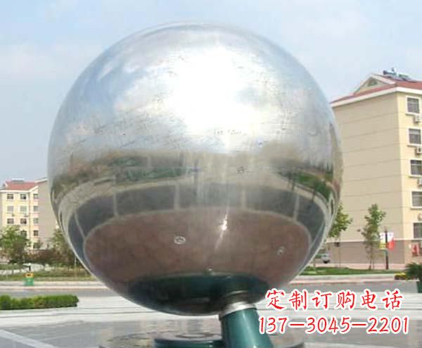 泸州校园不锈钢抽象地球仪雕塑