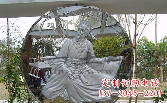 泸州校园不锈钢名人浮雕