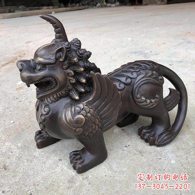 泸州獬豸纯铜铸造雕塑