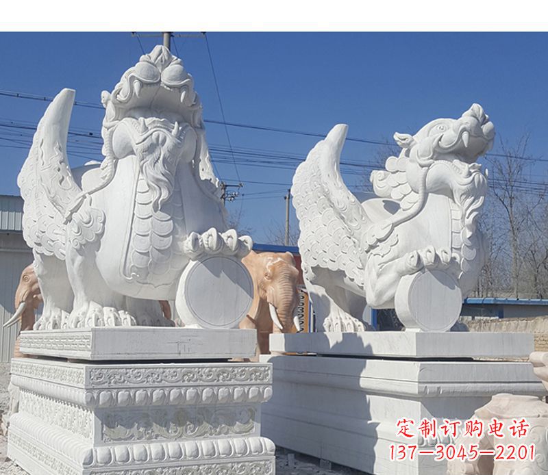 泸州獬豸法院门口神兽石雕