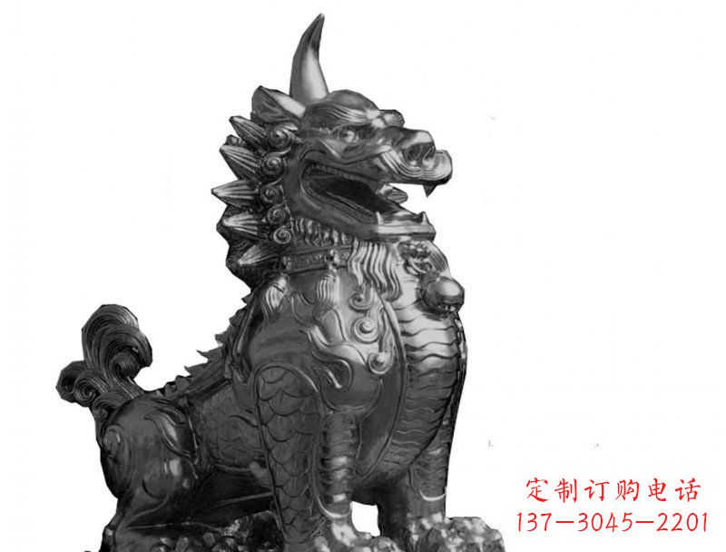 泸州獬豸法院景观铜雕