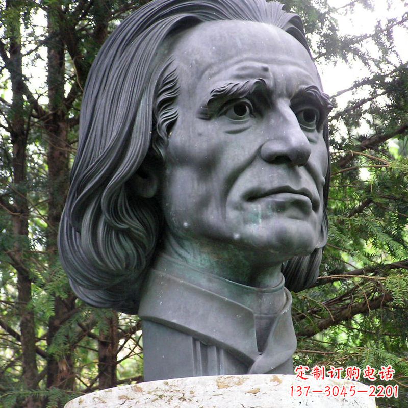 泸州英国著名外科医生利斯特铜雕头像雕塑