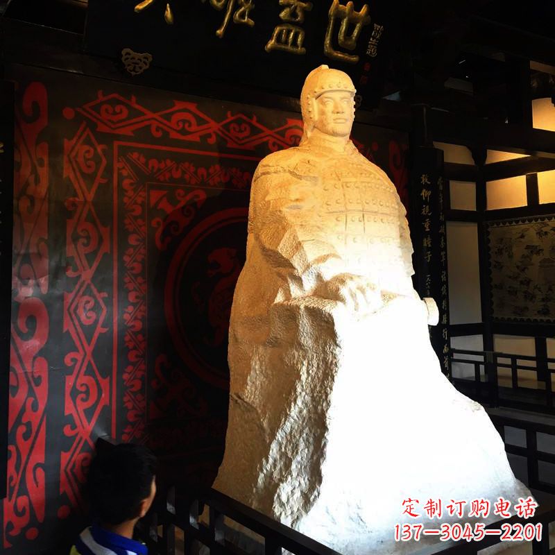 泸州英雄盖世楚霸王石雕像