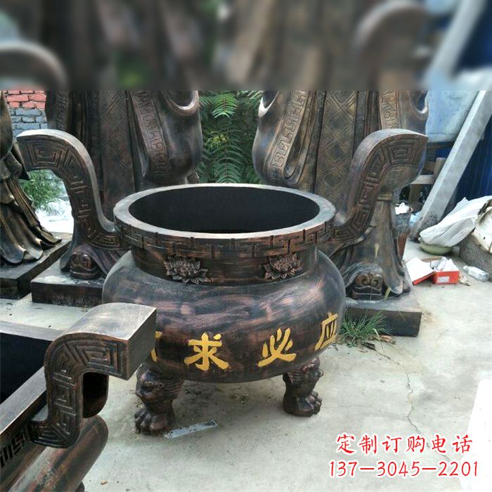泸州有求必应祈福铜雕香炉