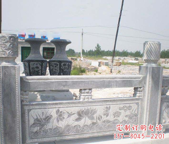泸州园林仿古石栏板景观石雕 (3)