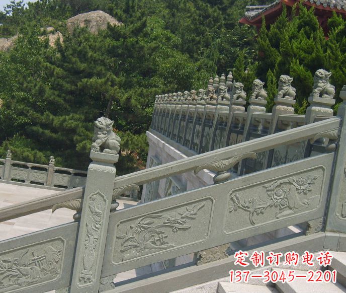 泸州园林仿古石栏板景观石雕 (4)