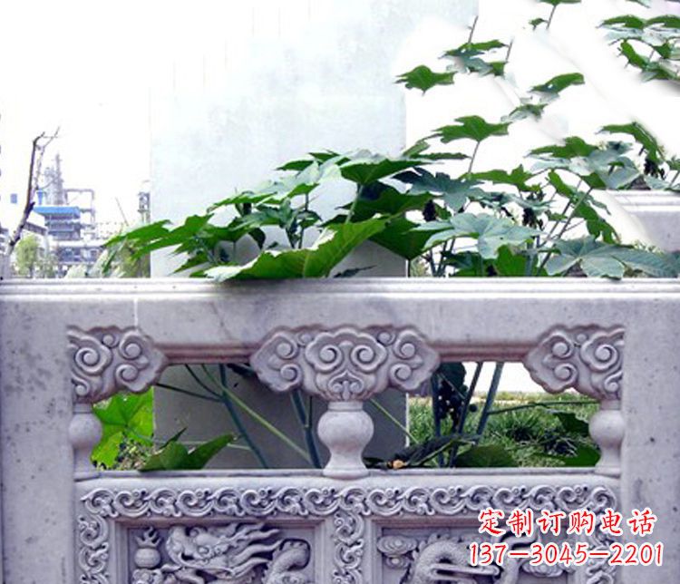 泸州园林仿古石栏板景观石雕 (6)