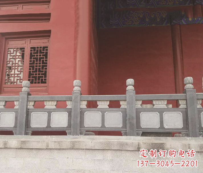 泸州园林仿古石栏板景观石雕 (8)