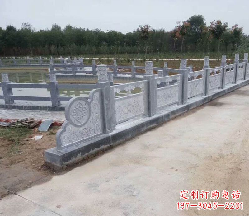 泸州园林仿古石栏板景观石雕 (11)