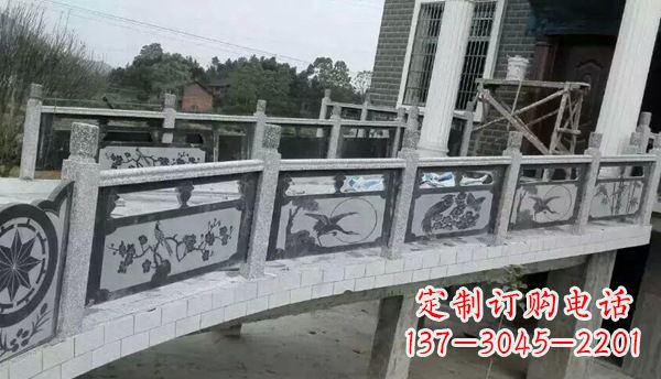 泸州园林仿古石栏板景观石雕 (10)
