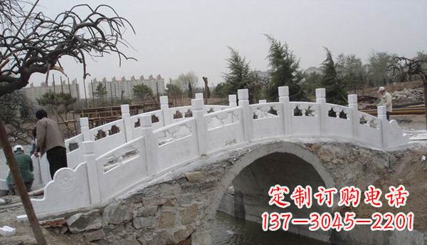 泸州园林汉白玉大桥栏板景观石雕