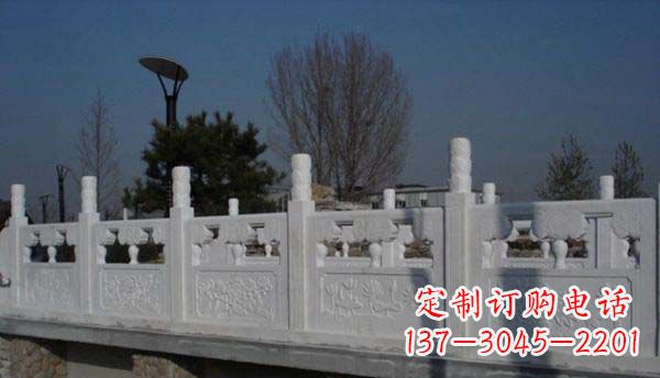 泸州园林汉白玉栏板景观石雕