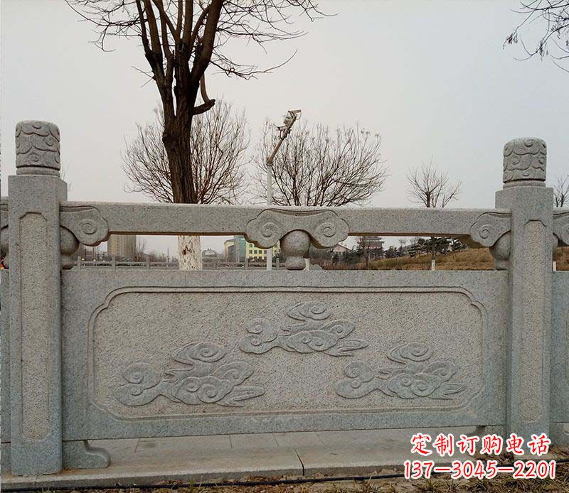 泸州园林护城河石栏板景观石雕