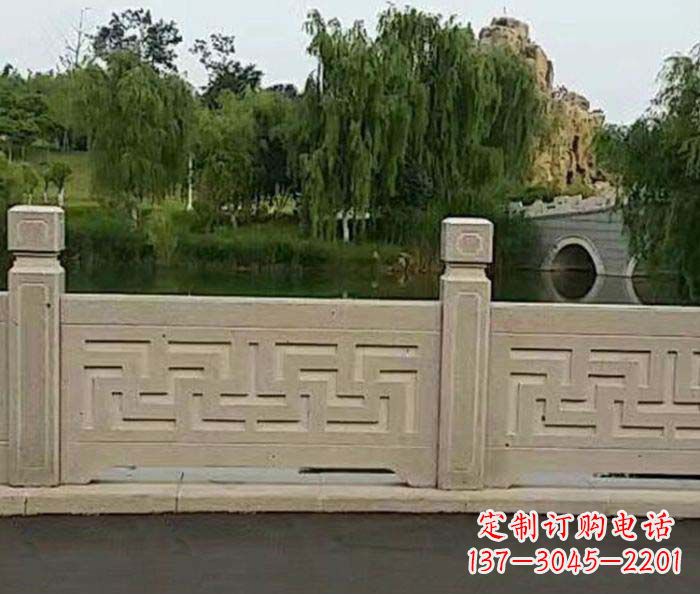 泸州园林景观大理石栏板石雕 (4)