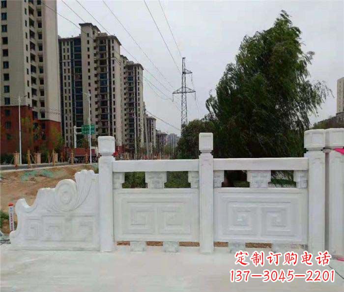 泸州园林景观大理石栏板石雕 (5)