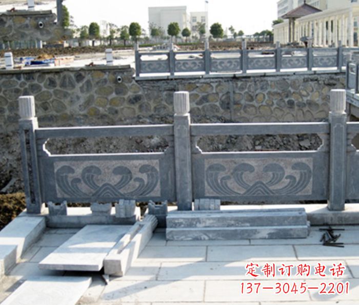 泸州园林景观大理石栏板石雕 (11)
