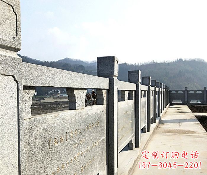 泸州园林景观大理石栏板石雕 (14)