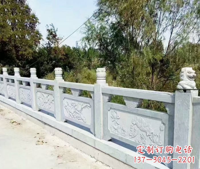 泸州园林景观大理石栏板石雕_1