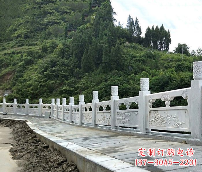 泸州园林景观大理石栏板石雕_2