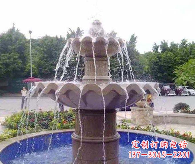泸州园林景观大理石喷泉石雕