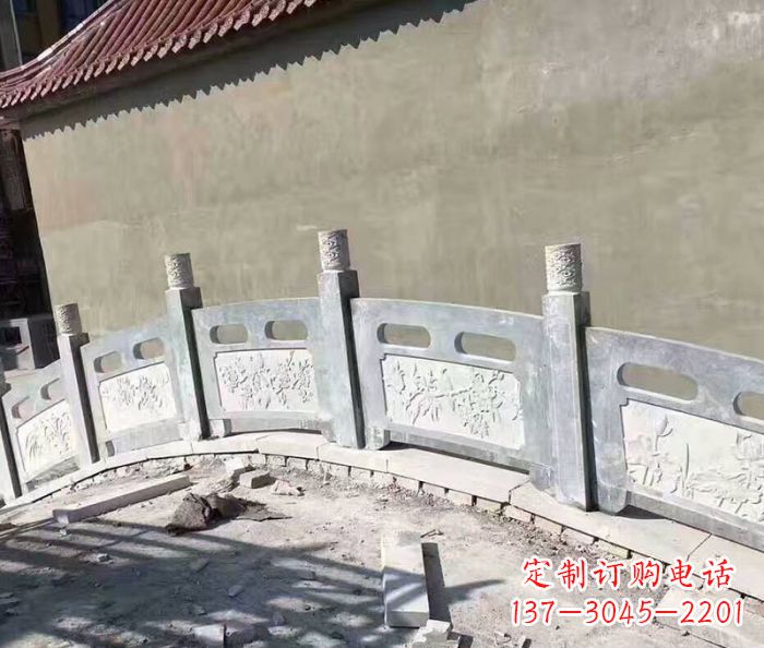 泸州园林景观大理石桥栏板石雕 (5)